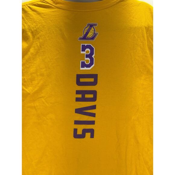 Fanatics Los Angeles Lakers Davis 3 Tee Shirt Mens Large - Picture 4 of 6